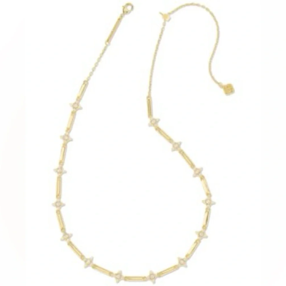 NWOT Holland Gold Strand Necklace in White
CZ - Picture 2 of 6